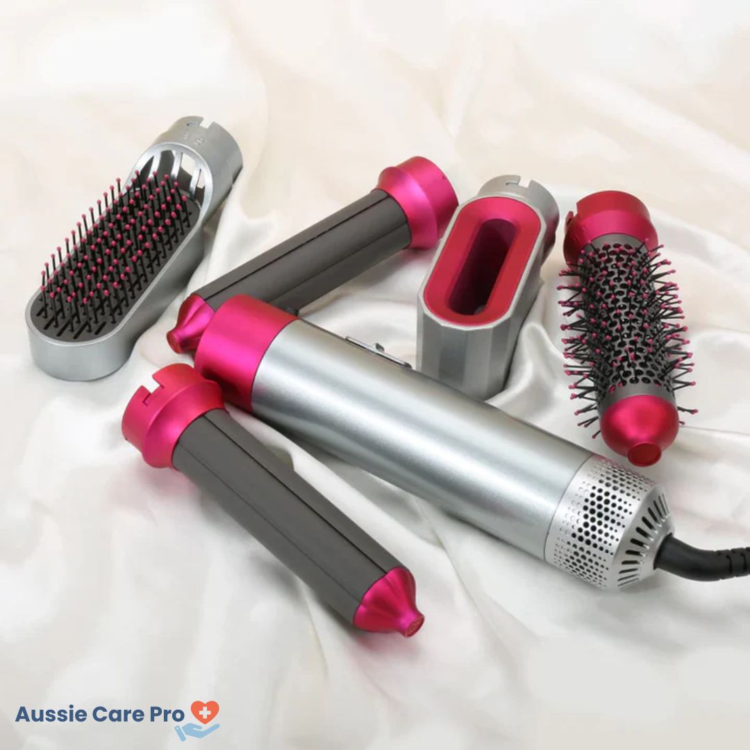 5-in-1 Hair Styler – Curl, Straighten, Dry & Volumize