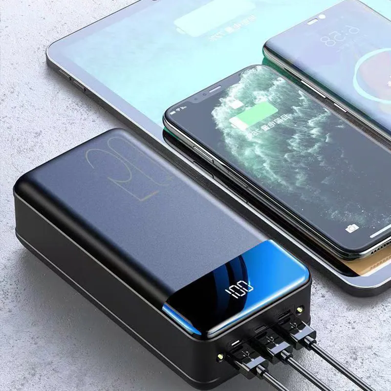50,000mAh Power Bank with Multi-Device Charging – Compact Portable Charger with LED Indicator