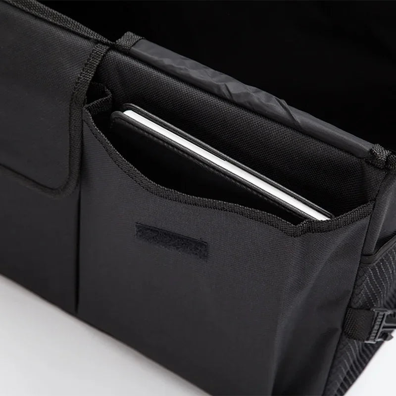 56L Foldable Car Boot Organiser with 3 Compartments - Waterproof 600D Oxford