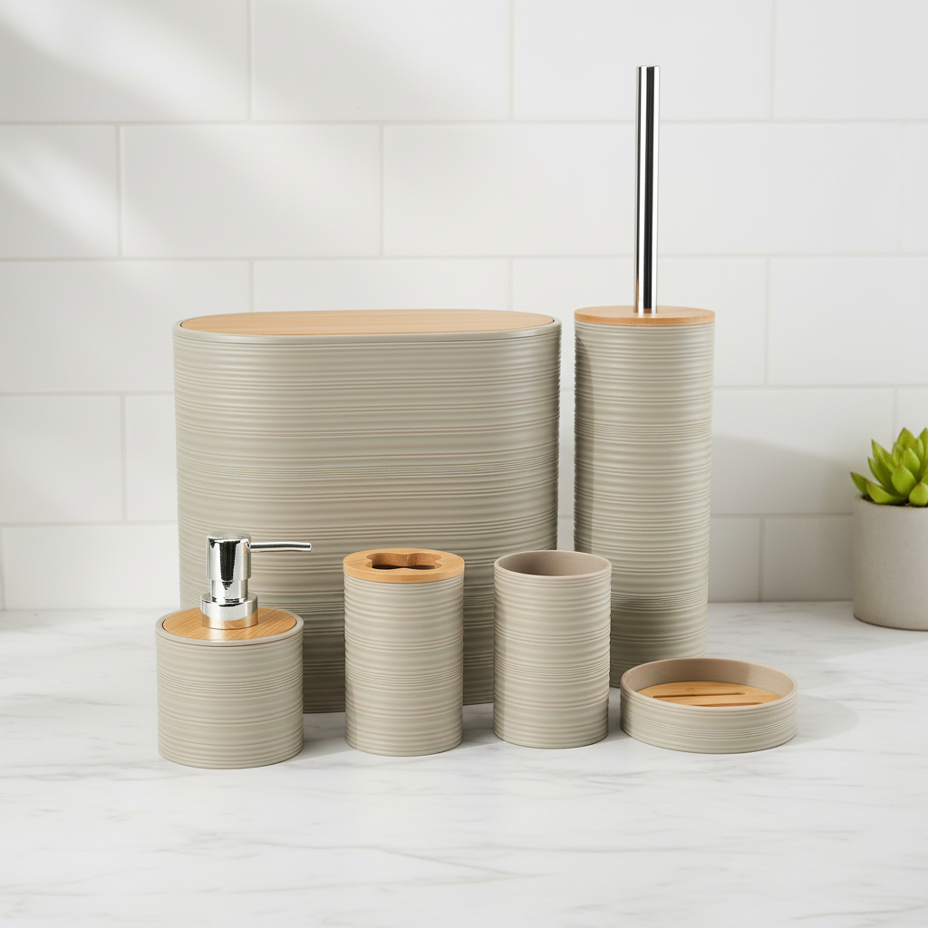 6-Piece Bathroom Accessories Set