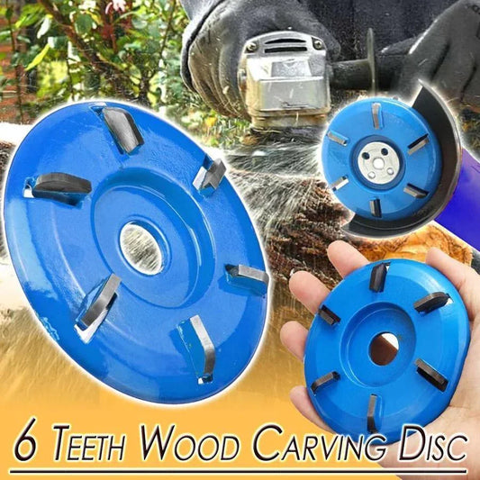 6-Tooth Wood Carving Disc