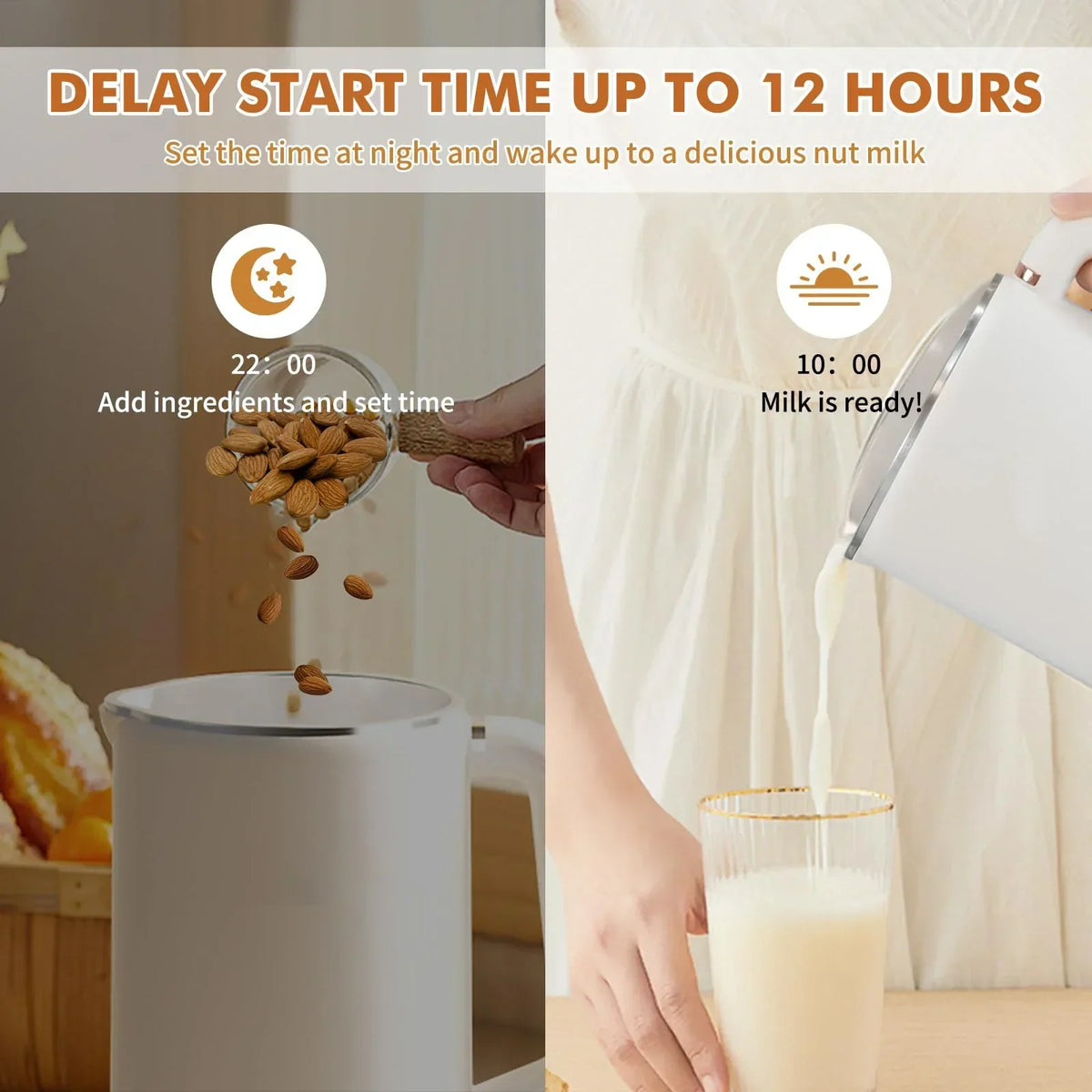 8-in-1 Nut Milk Maker (1000 ml) - NutriBlend