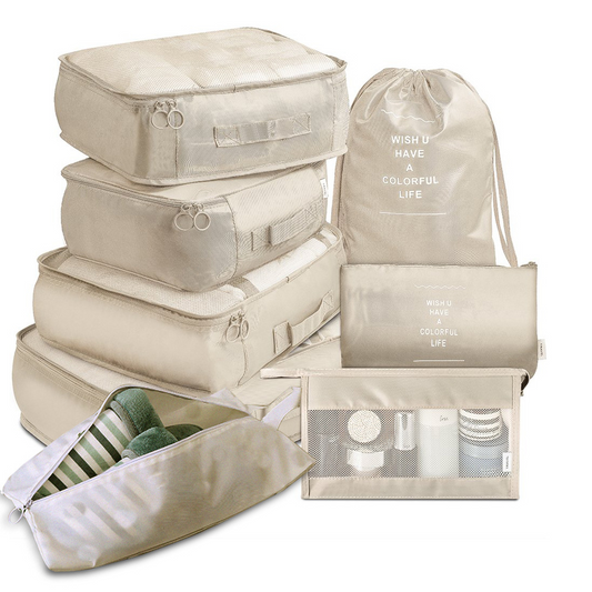 8-Piece Travel Packing Cubes and Luggage Organizer Set