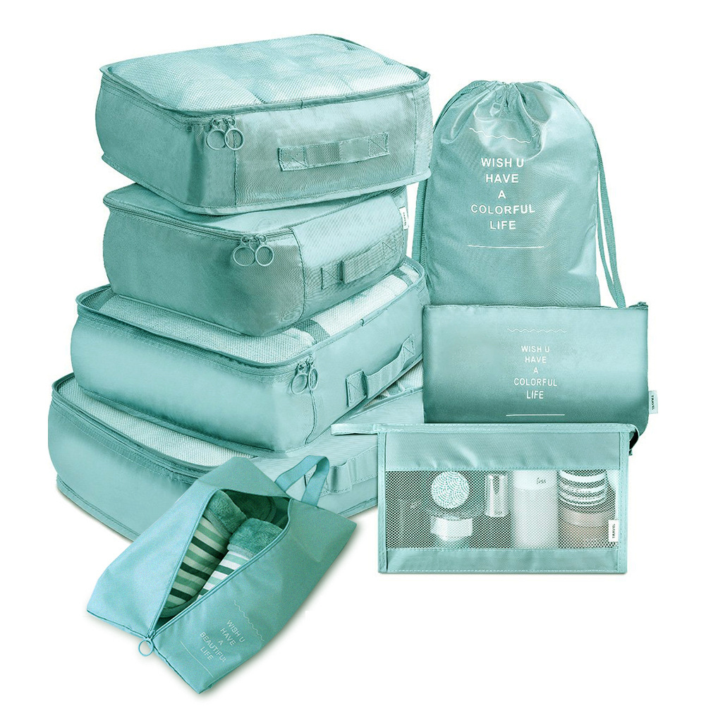 8-Piece Travel Packing Cubes and Luggage Organizer Set