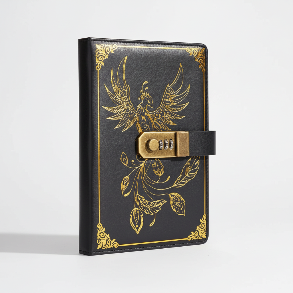 A5 Lined Locking Journal