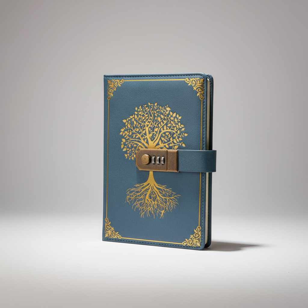 A5 Lined Locking Journal