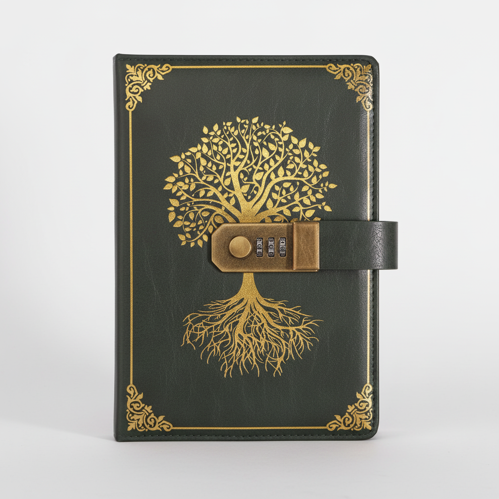 A5 Lined Locking Journal