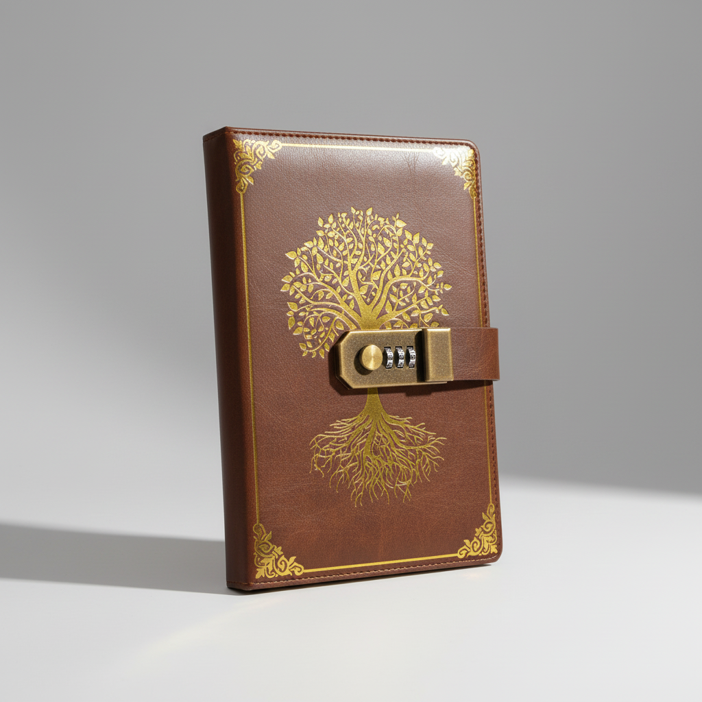 A5 Lined Locking Journal