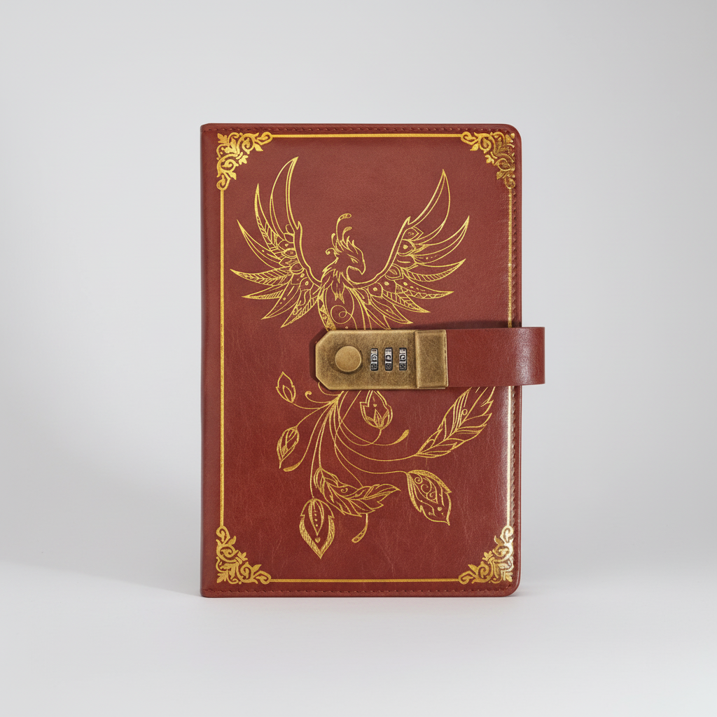 A5 Lined Locking Journal