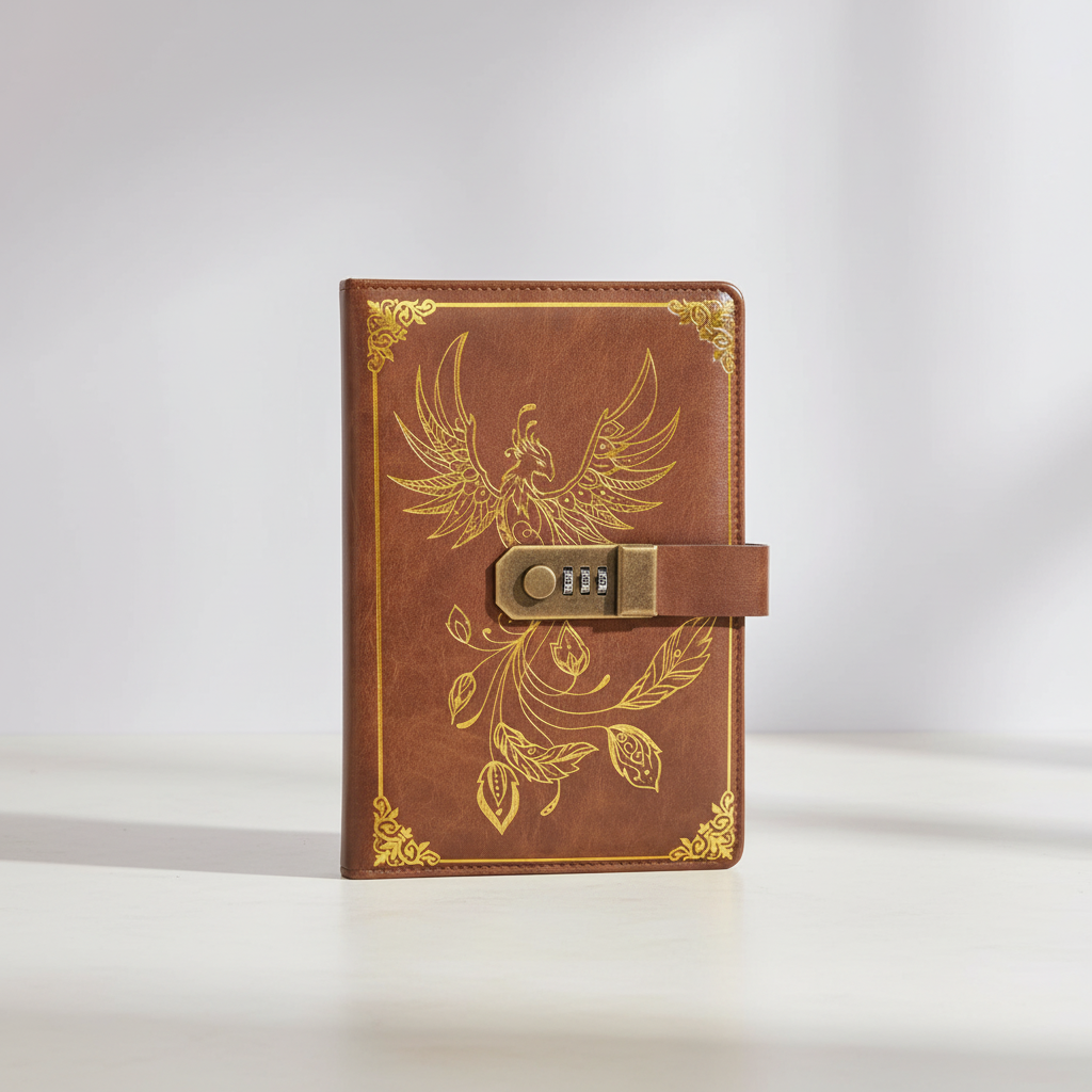 A5 Lined Locking Journal