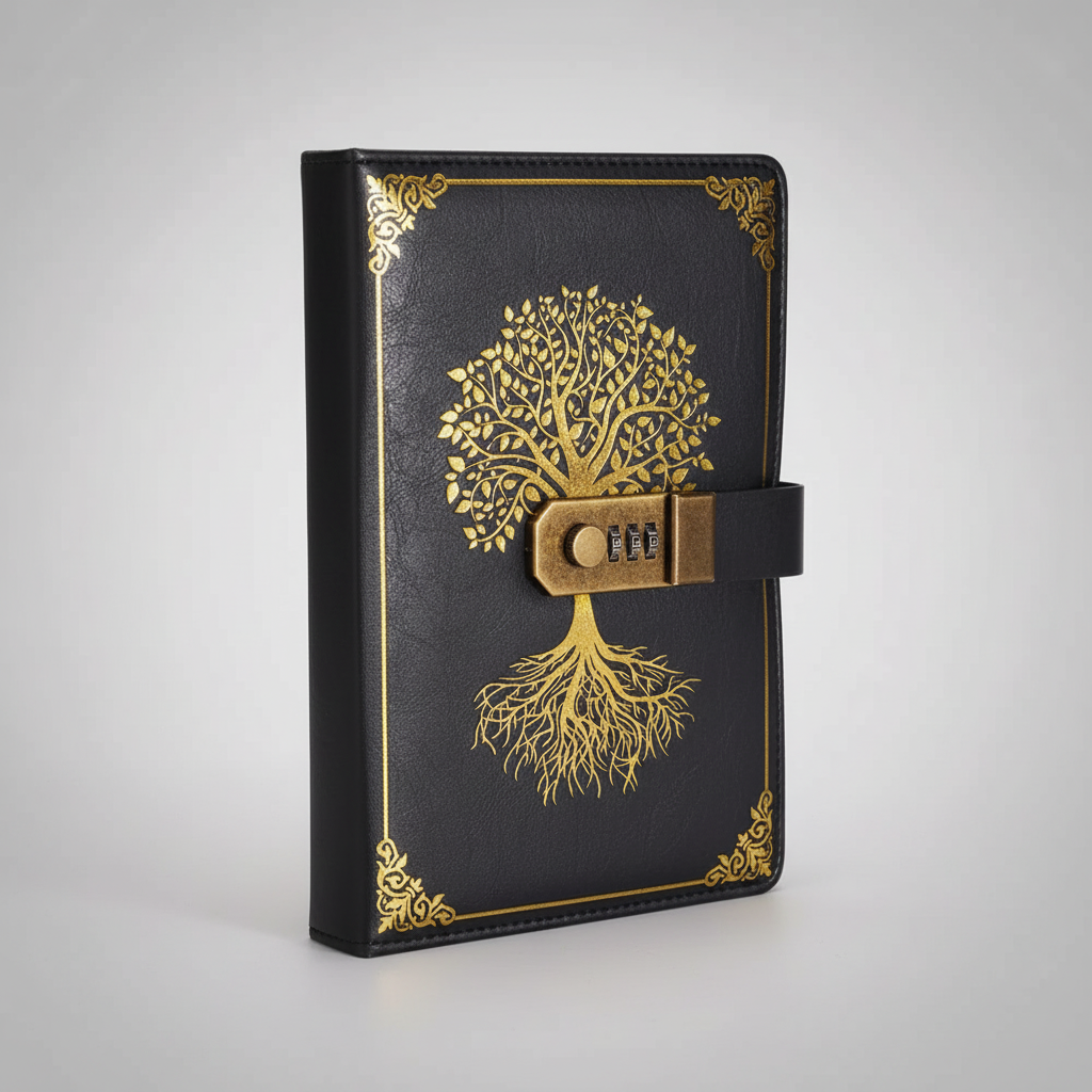 A5 Lined Locking Journal