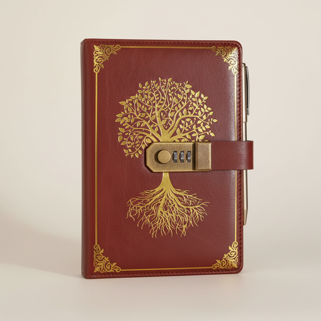 A5 Lined Locking Journal