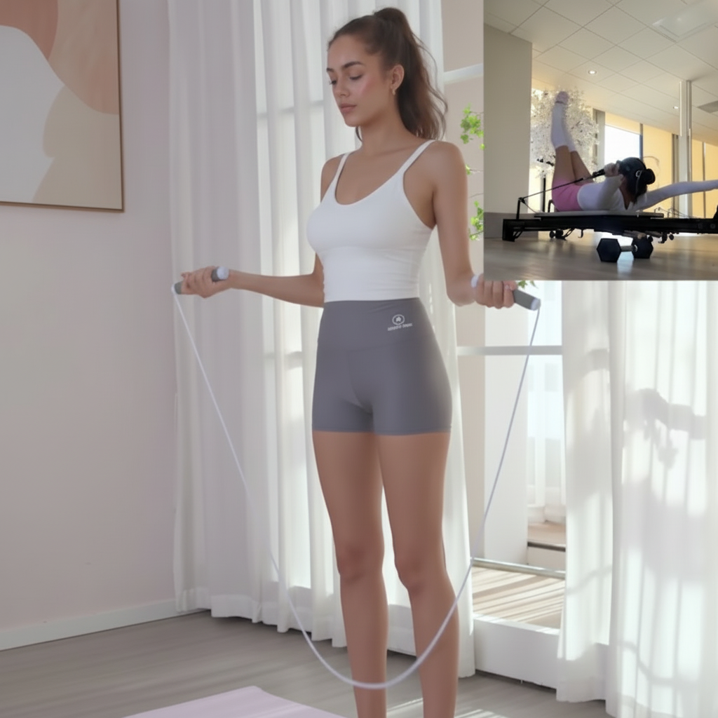 Ab Roller with Resistance Band Pair