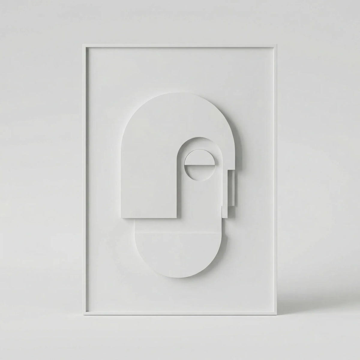Abstract Wall Decor with 3D Line Effect - Spatialbloom