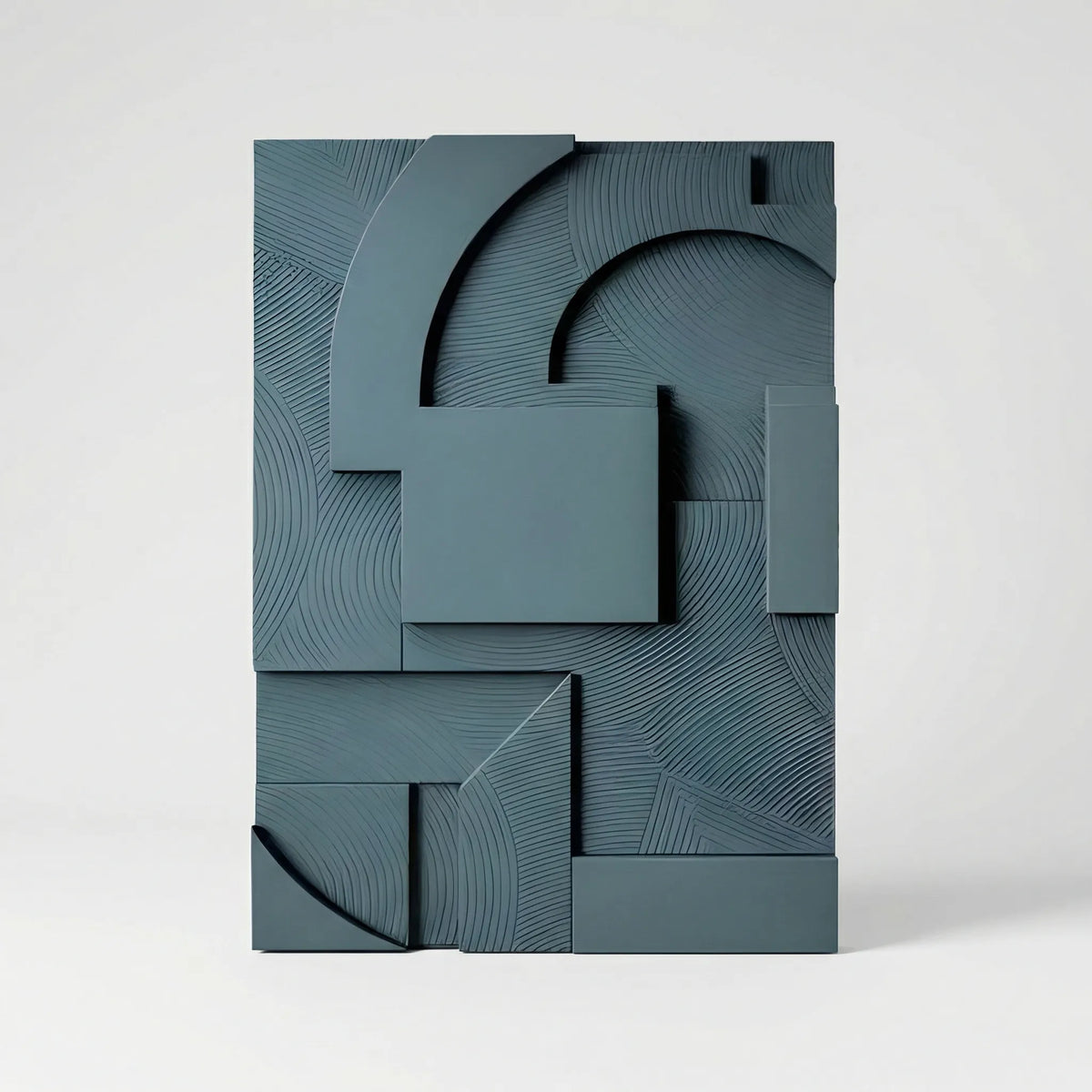 Abstract Wall Decor with 3D Line Effect - Spatialbloom