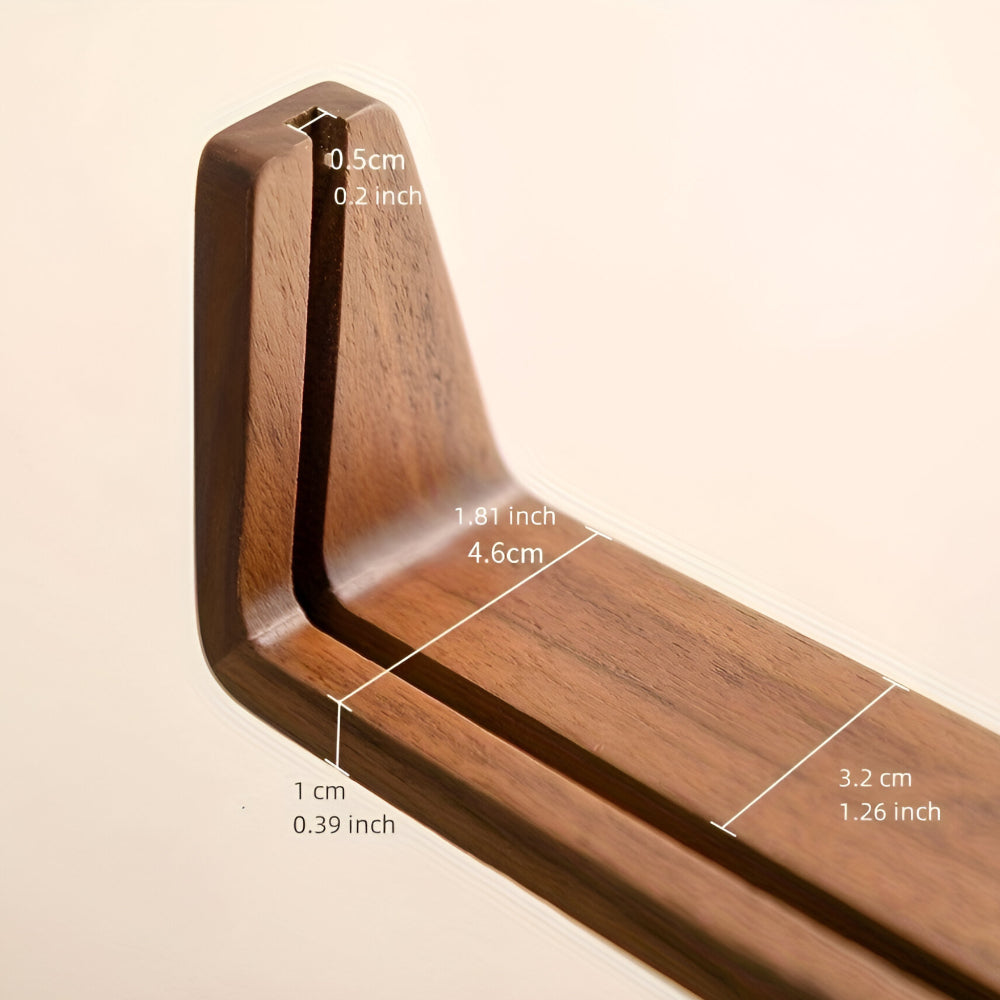 Acrylic and Wood Tabletop Photo Frame with U-Shaped Stand