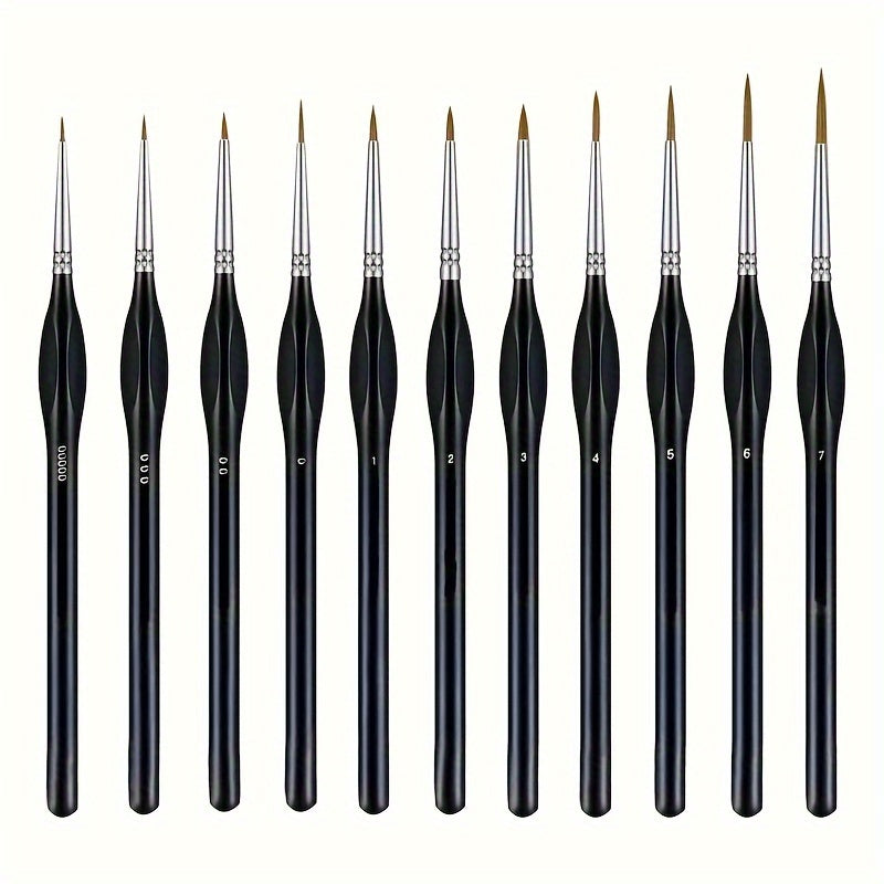 Acrylic Paint Brushes – Professional Paint Brush Set with Detail Brush for Fine Painting