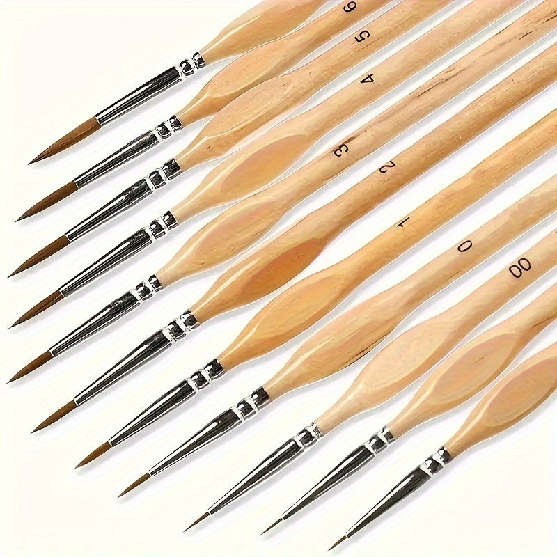 Acrylic Paint Brushes – Professional Paint Brush Set with Detail Brush for Fine Painting