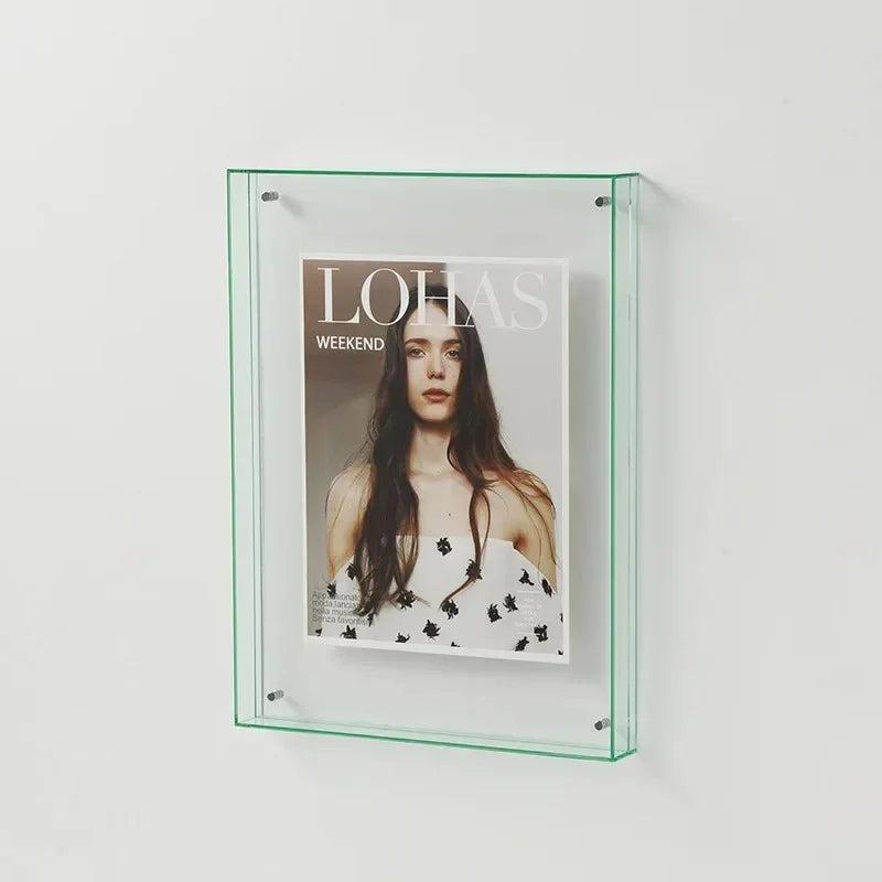 Acrylic Photo Frame with Vibrant Edges for Modern Wall Decor