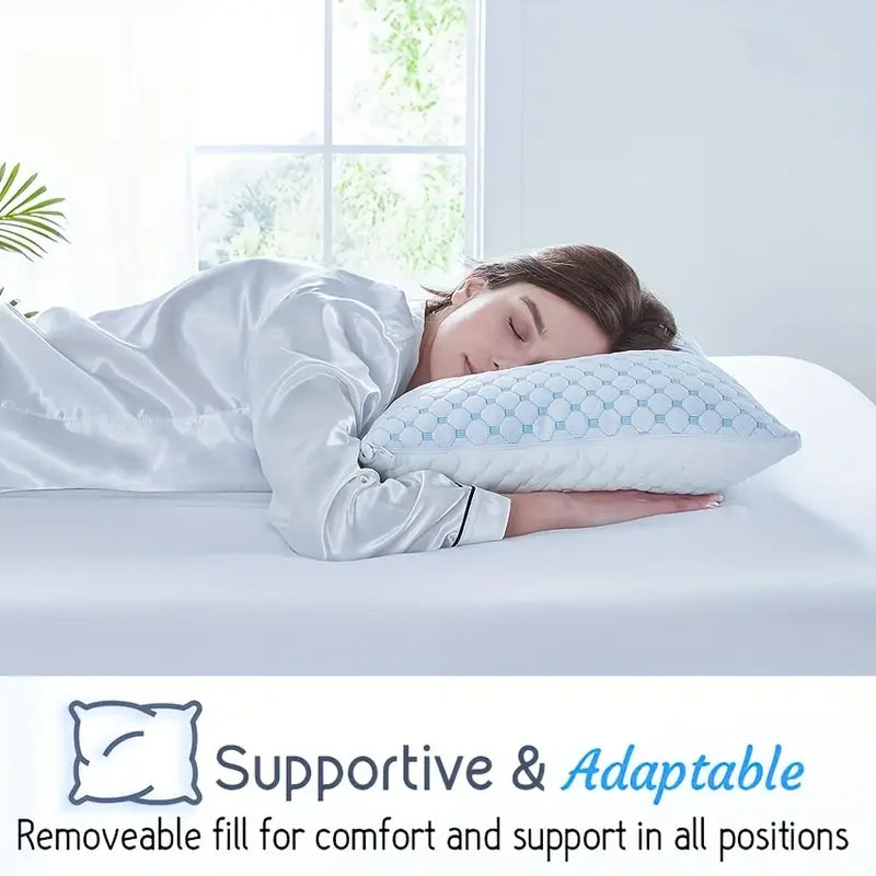 Adjustable and Breathable Pillow for Every Sleep Position