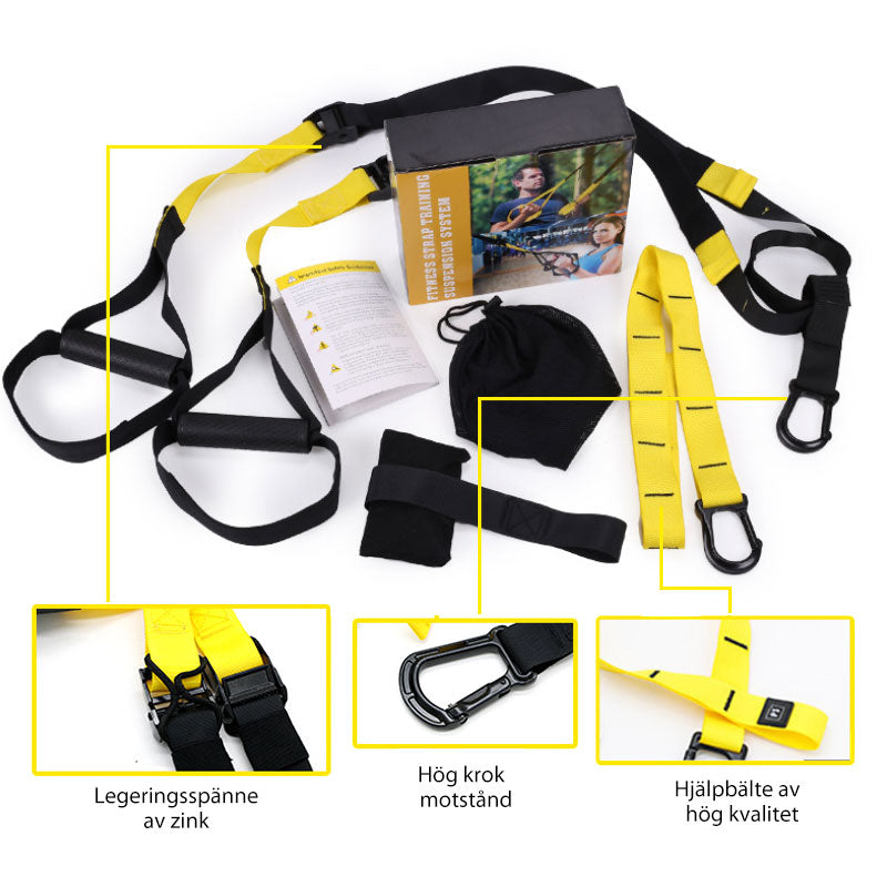 Adjustable and Durable Workout Suspension Straps