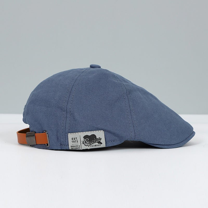 Adjustable Flat Cap for a Perfect Fit and Comfort