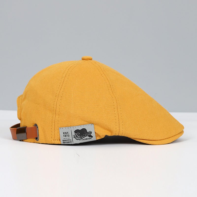 Adjustable Flat Cap for a Perfect Fit and Comfort