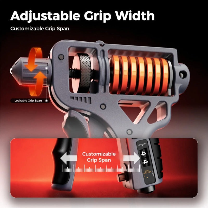 Adjustable Hand Gripper with Digital Counter Training Tool