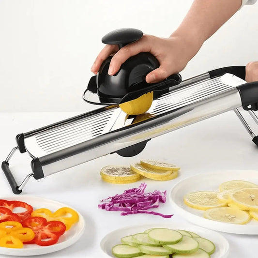 Adjustable Mandoline Slicer – Precision Stainless Steel Vegetable Slicer