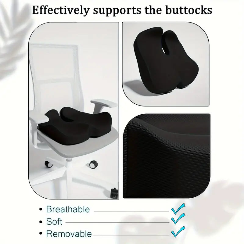Adjustable Memory Foam Comfort Office Chair Cushion