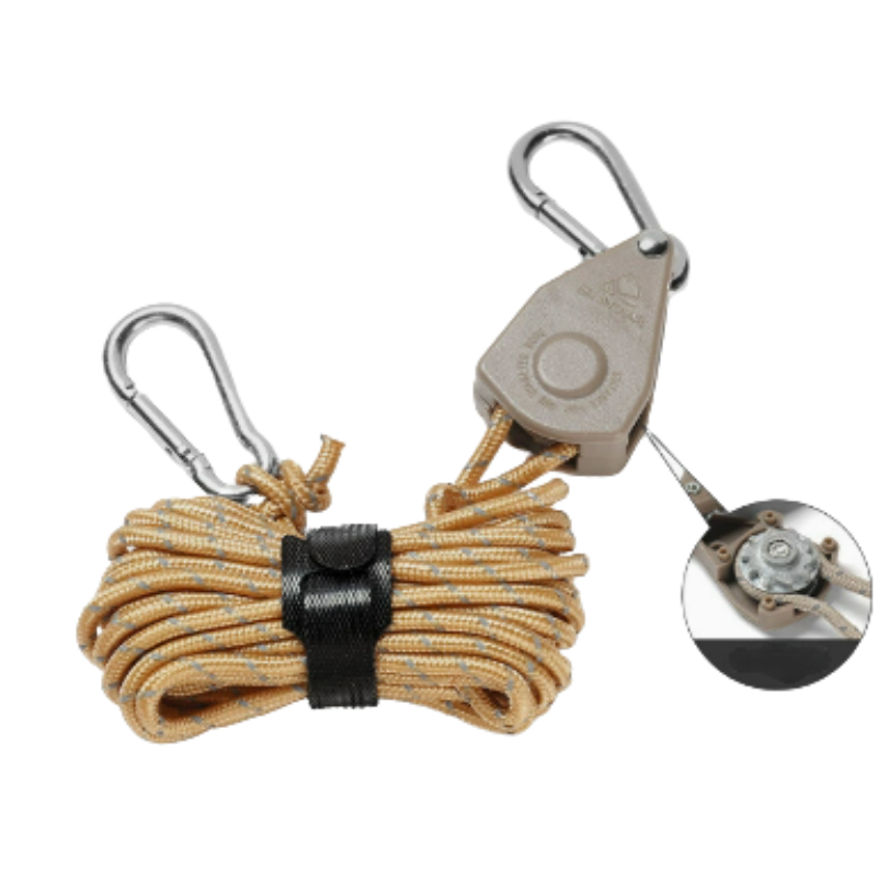 Adjustable Pulley Camping Rope