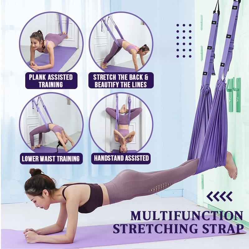 Adjustable Soft Fabric Stretch Band Flexibility Trainer