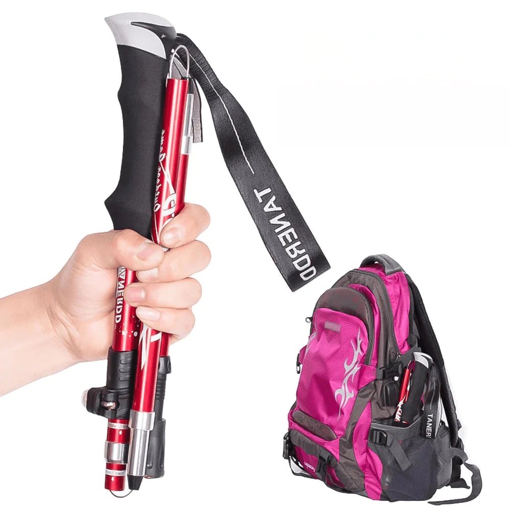 Adjustable Telescopic Folding Trekking Poles for Hiking