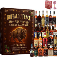 Advent Calendar with Mini Whiskey Bottles – Holiday Gift Set