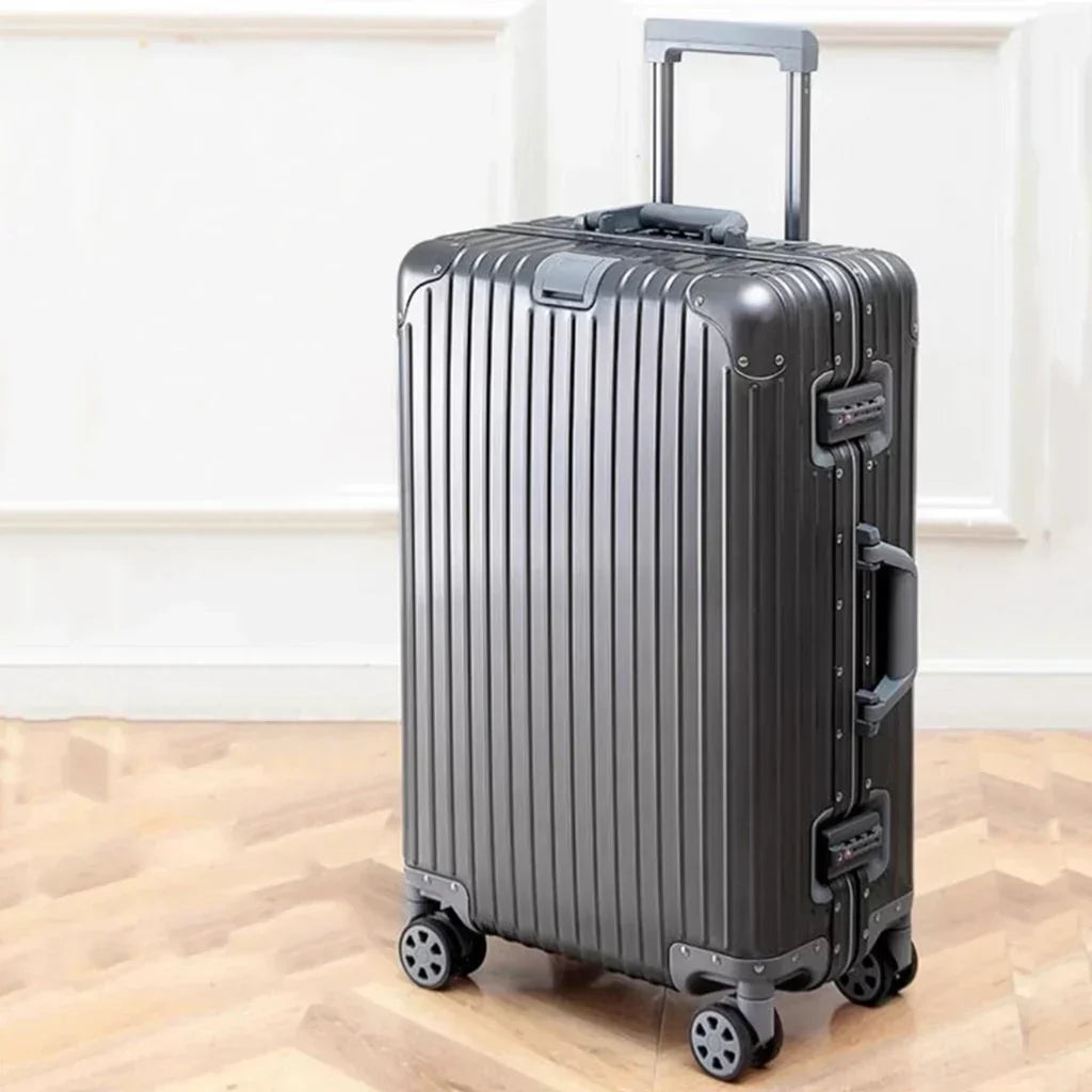 Aluminum Hardshell Travel Suitcase | Scratch-Resistant Luggage