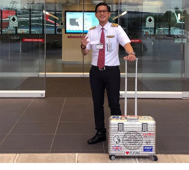 Aluminum-Magnesium Hardshell Suitcase – Monaco