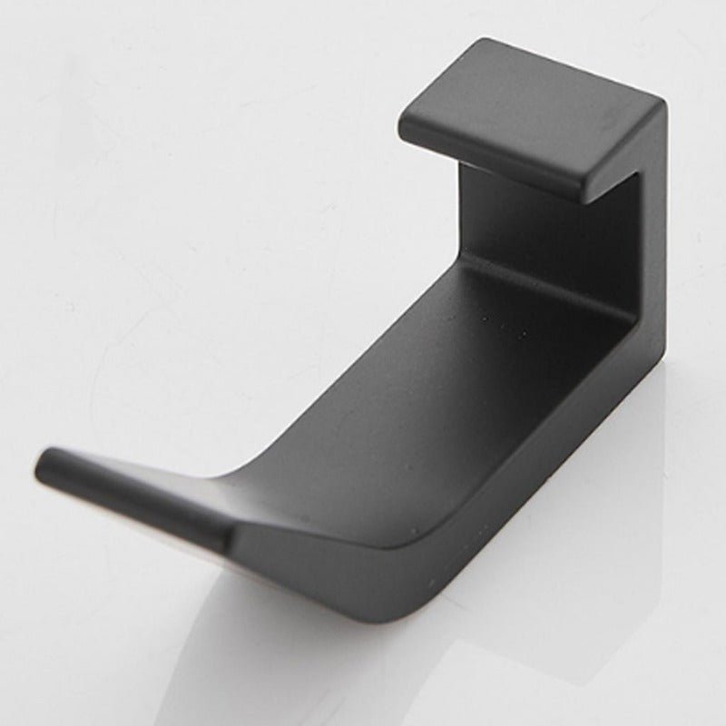 Aluminum Wall Hooks in Black/White - Modern Decorative Coat Hooks