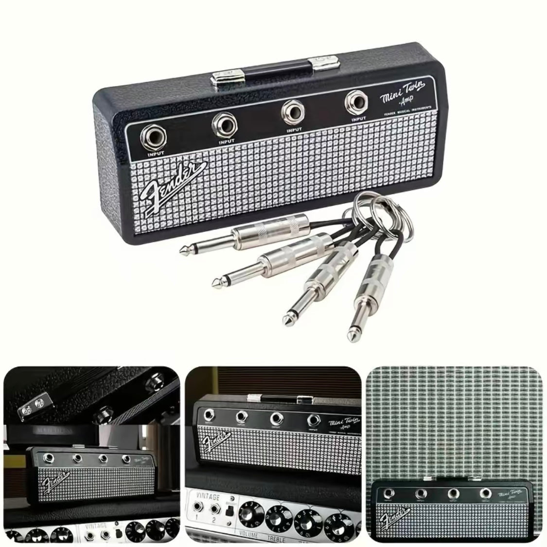 Amplifier Key Holder - A Reminder of the Love for Music Every Time You Hang Your Keys