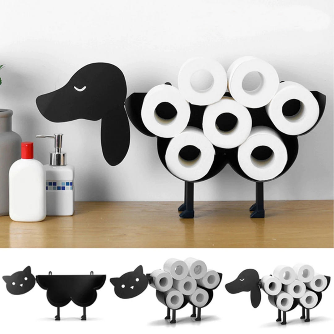 Animal Design Toilet Paper Holder – Fun and Practical for Your Bathroom
