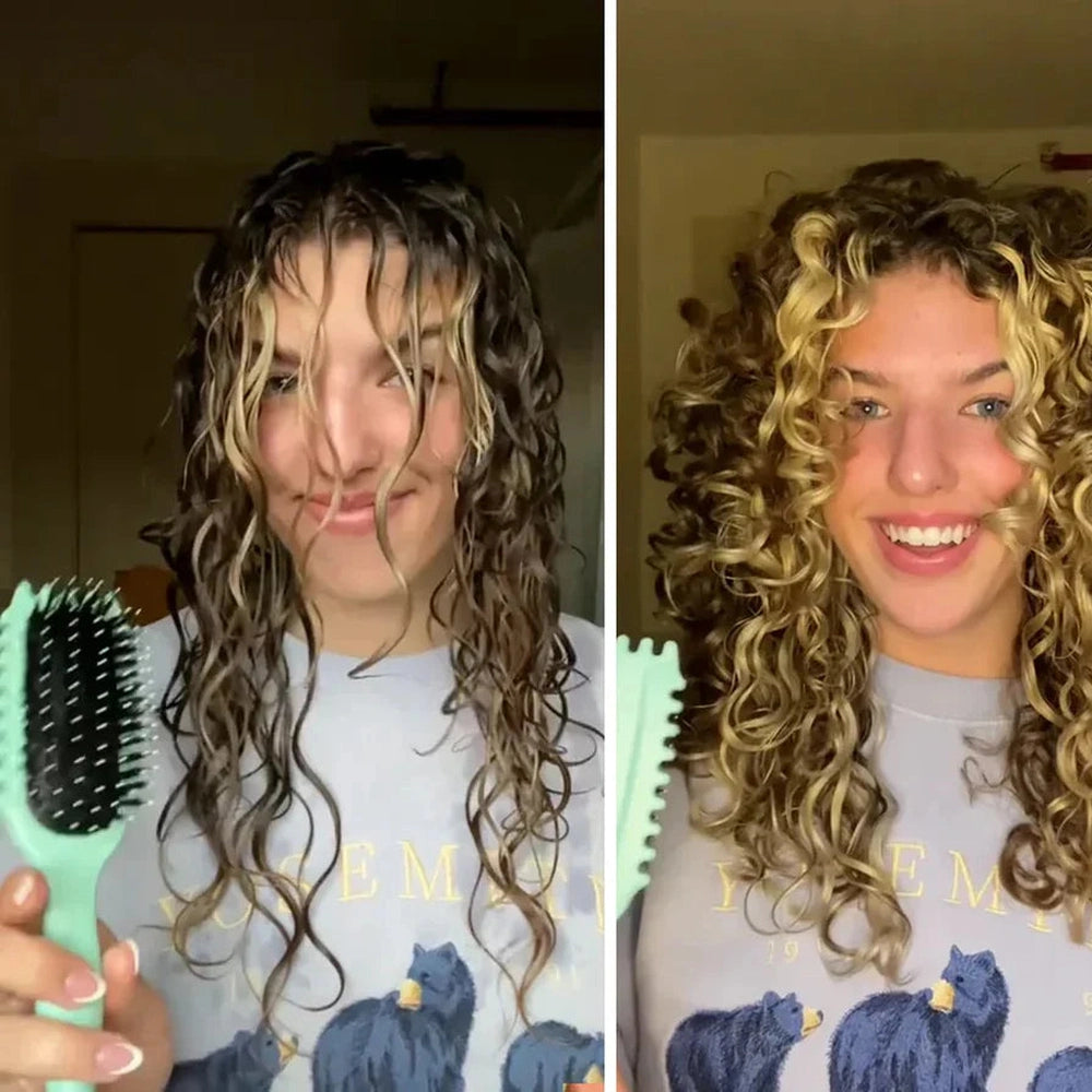 Anti-Frizz Curl Detangling Brush – CurlDefine