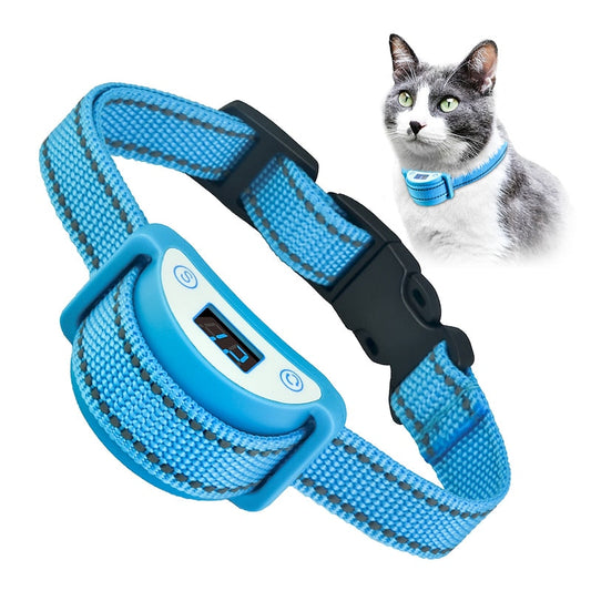 Anti-Meowing Cat Collar with Sound, Vibration, and Shock Modes