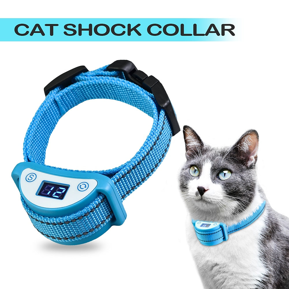 Anti-Meowing Cat Collar with Sound, Vibration, and Shock Modes