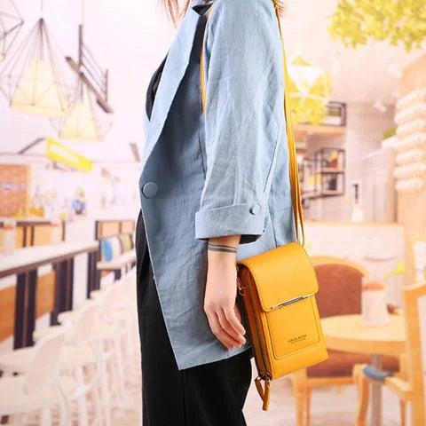 Anti-Theft Crossbody Bag with RFID Protection
