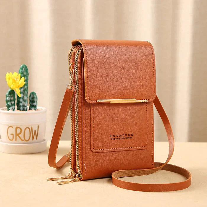 Anti-Theft Crossbody Bag with RFID Protection