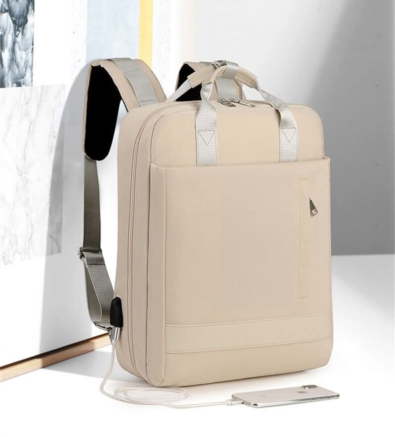 Anti-Theft Travel Backpack with USB Charging Port