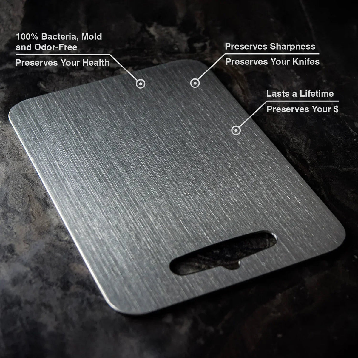 Antibacterial and Durable Titanium Cutting Board