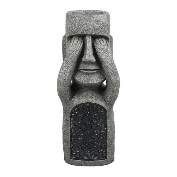 Artistic Sculpture Planter - Solar LED Plant Light