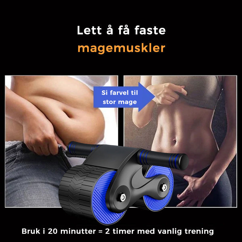 Automatic Rebound Ab Roller - Quiet and Stable Workout