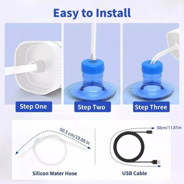 Automatic Water Bottle Pump – Hygienic, Lightweight and Battery Operated