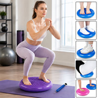 Balance Cushion with Pump – Strengthen Balance, Core, and Posture